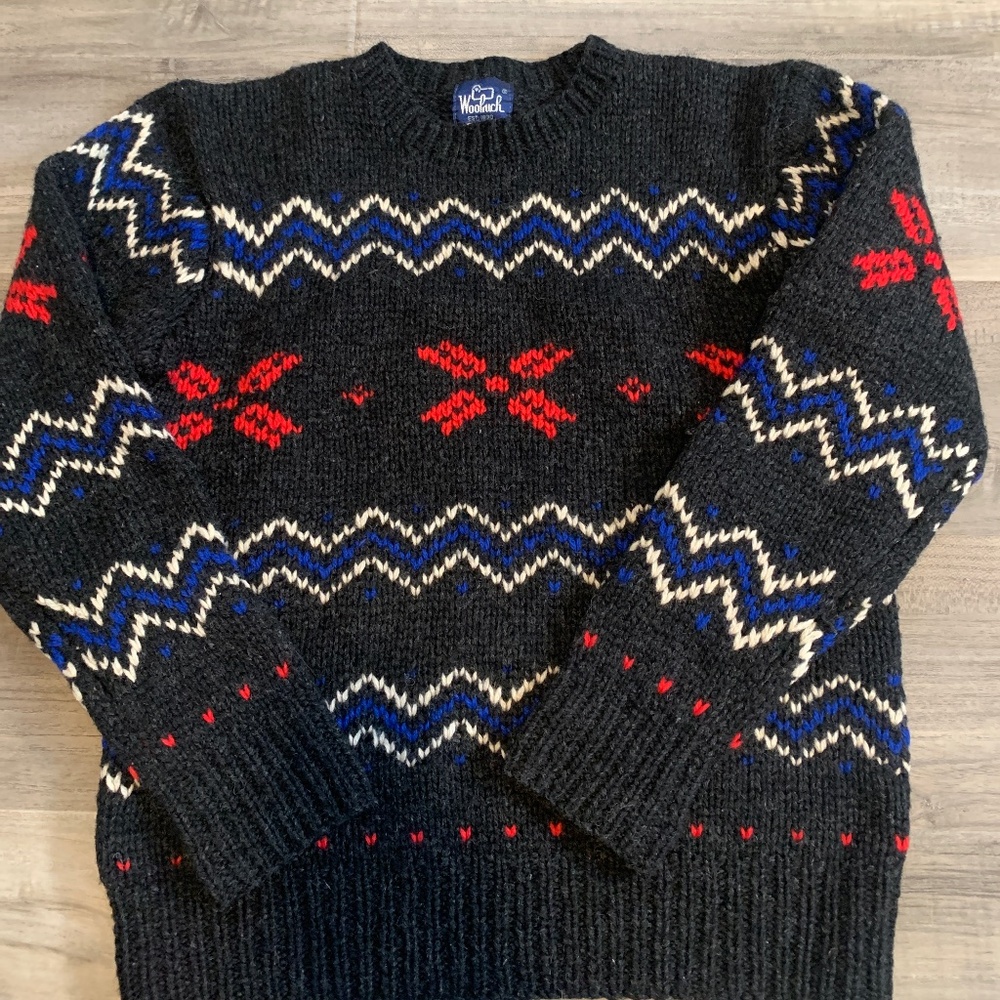 Woolrich 100% wool sweater